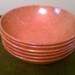 6 Brown Splatter KYS-ITE Melamine Melmac Bowls