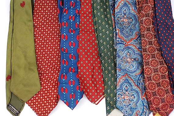 Vintage Neckties Vintage Necktie Men's Tie by TheNewtonLabel