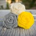 Yellow flower headband - felt headband - boho accessories - hippie headband - hair flower