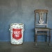 Wonderful Vintage Ice Cream Bucket. Original Paint.