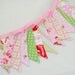 Mini Bunting - AFTERNOON TEA - perfect for Nurseries and Girls Bedrooms