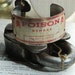 Halloween cuff bracelet faux vintage POISON label mixed media jewelry costume accessory LE Holidays 2012