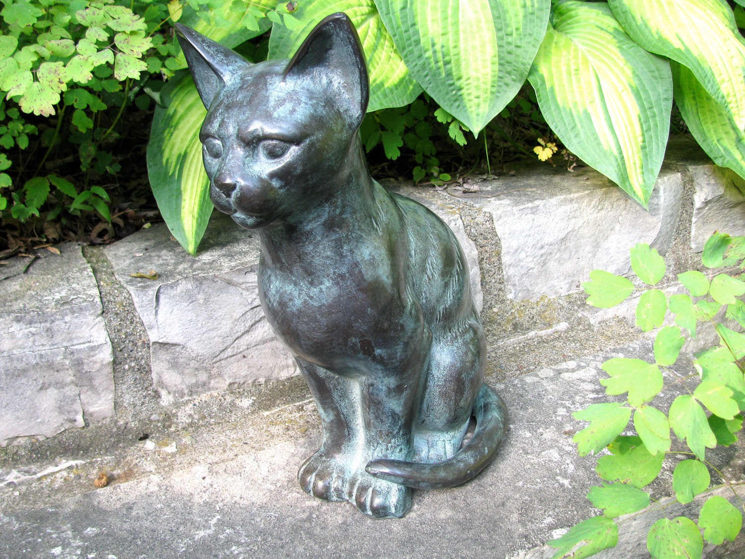 realistic cat sculpture