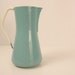 Vintage Dansk Enamel Kobenstyle Pitcher / Mid Century Turquoise Blue IHQ Denmark