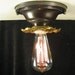 2930 One of Three Flush Ceiling "Bulb Flower" Light c1910