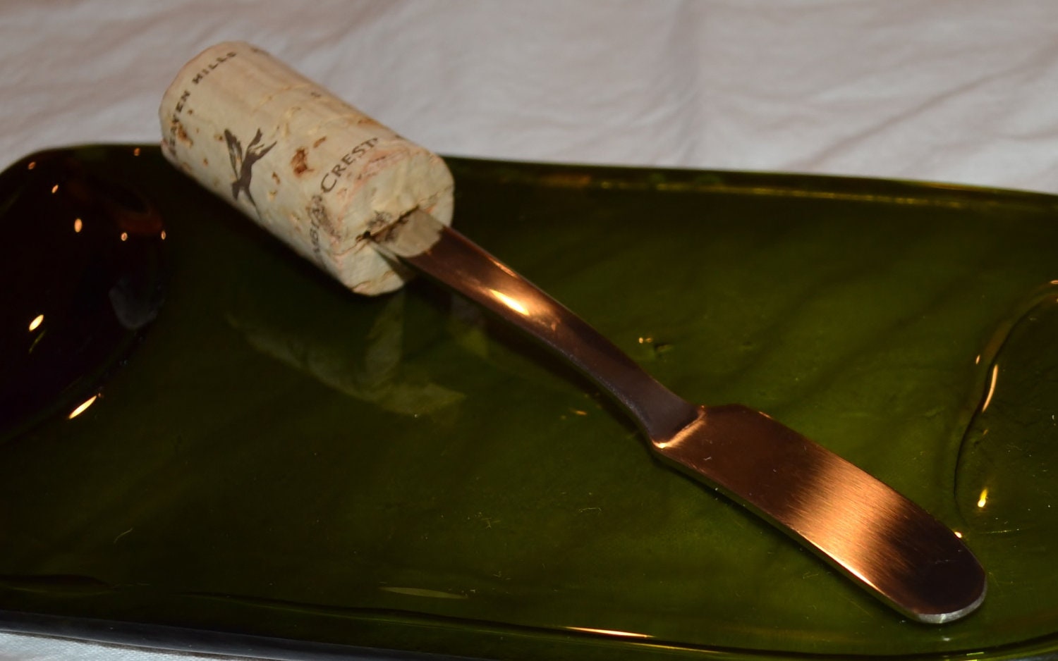 Stainless Steel Wine Cork Cheese Knife Spreader