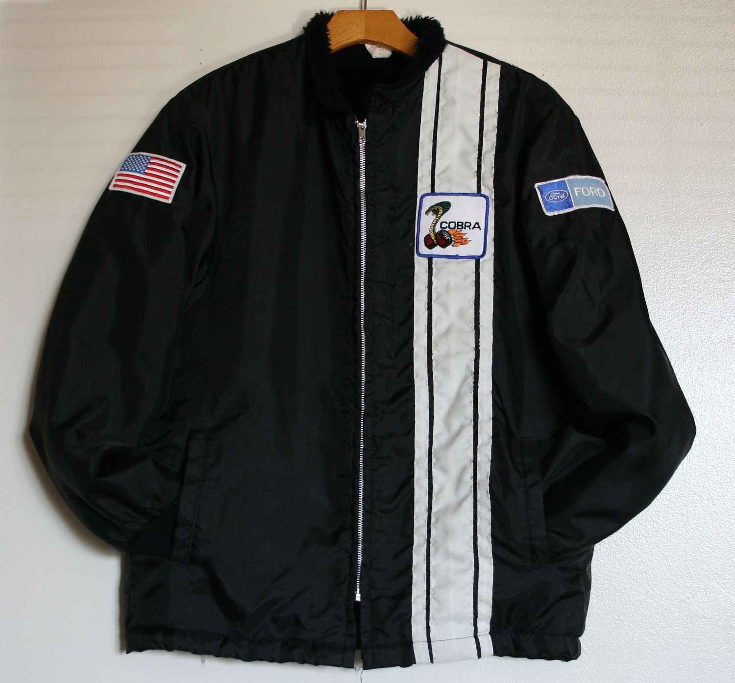vintage shelby cobra jacket – shelby american racing jacket – Brilnt