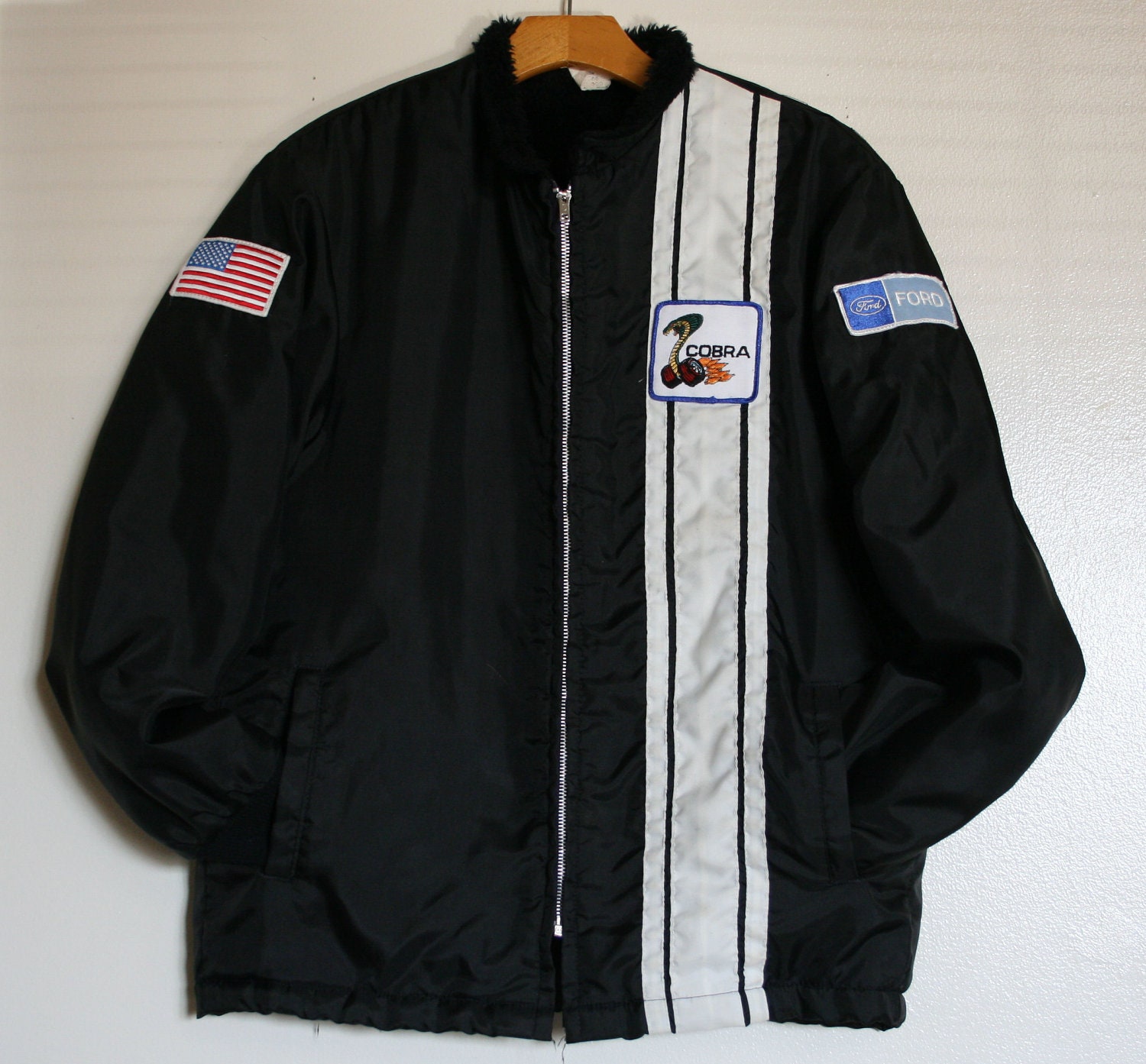 Vintage Mens Mustang Shelby Cobra Jacket