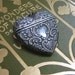 Reserved -Victorian Repousse Sterling Silver Heart Locket Pendant Pill or Prayer Box - Art Nouveau