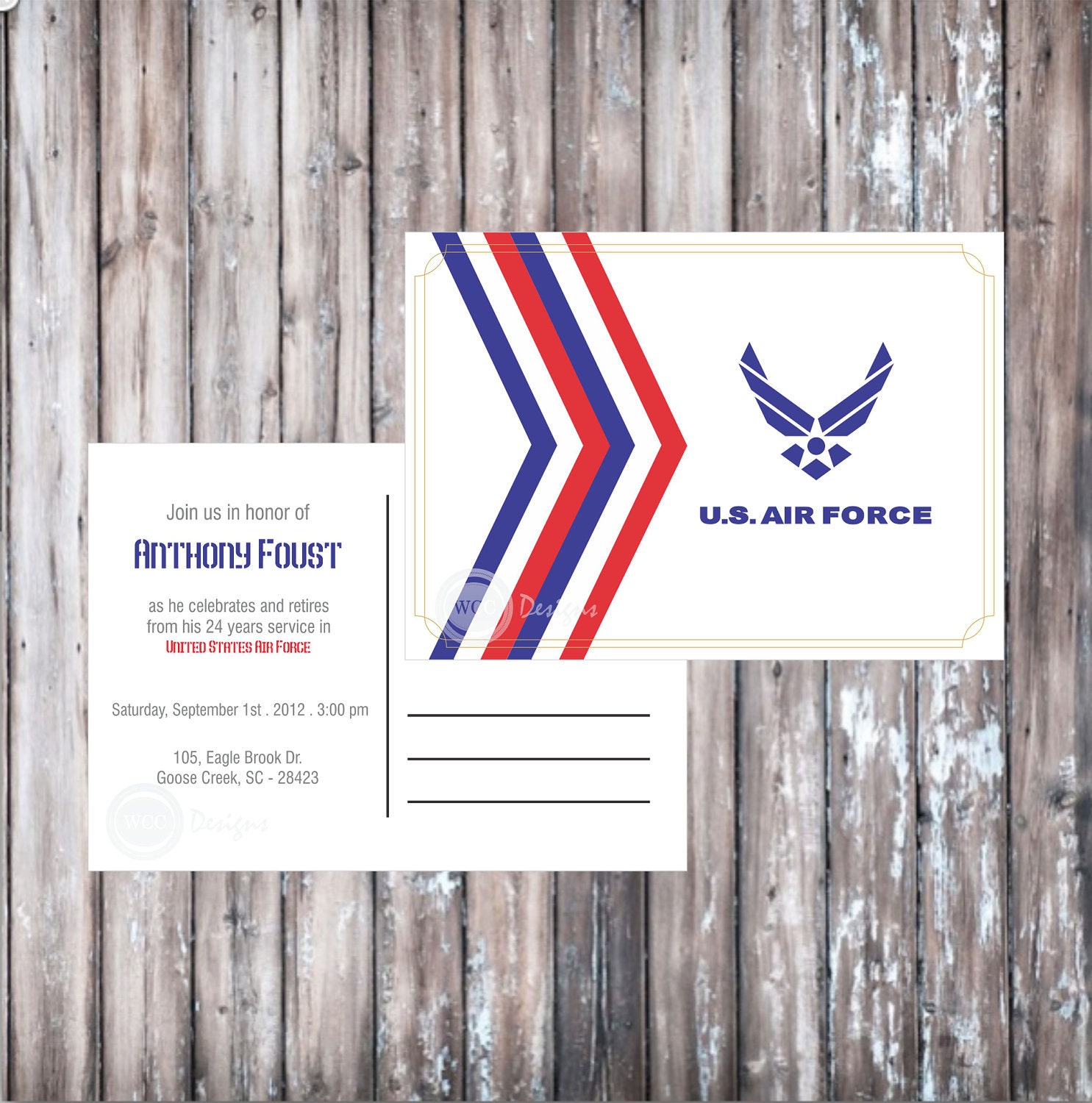 Air Force E Invitations 7