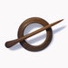 Wooden Shawl Pin Wood Carving MariyaArts