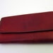 Leather Coin Purse Vitnage Wallet Deep Red Leaher Coin Purse