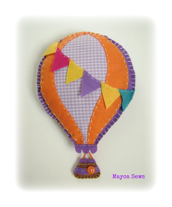 Items similar to Hot Air Balloon Wall Decor (12"x9"). Made to Order