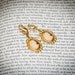 Newly Set Antique Czech Edwardian Cameo Earrings