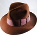 Resistol Beaver 15 Kitten Finish Brown Fedora NOS with tags 7 3/8 Reserved for Blackthorn.