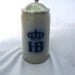 Vintage Blue HB - Hofbrauhaus Large Salt Glaze Stoneware - West Germany - Stein with lid