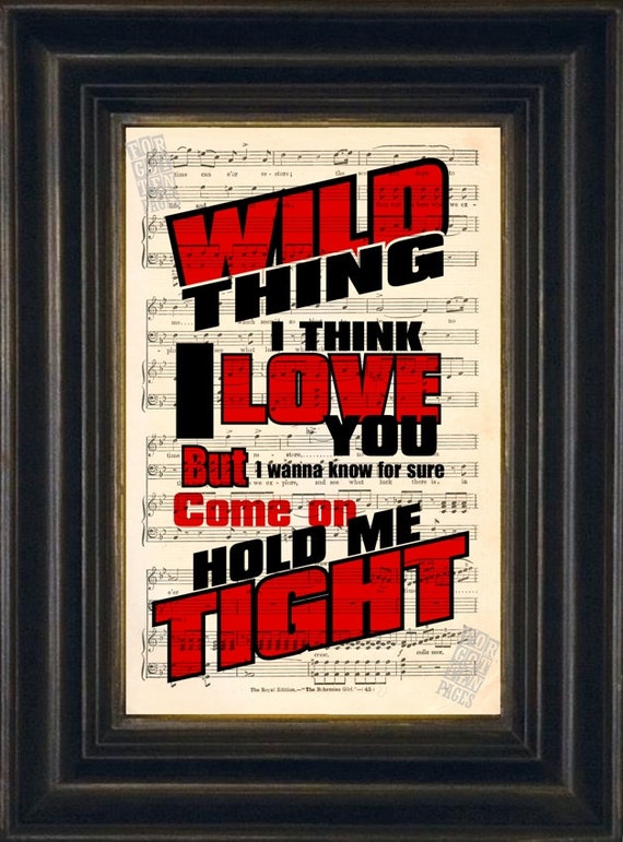 WILD THING YOU MAKE MY HEART SING LYRICS wild thing you make my heart sing lyrics: