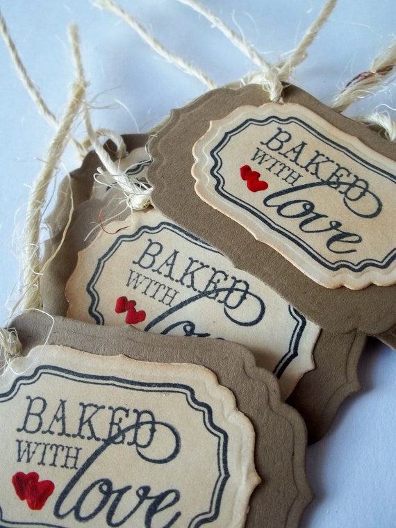 Cookie Gift Tags Baked Good Tags Gift Tags Party by LillyThings