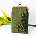 iPhone case, Cell phone case, Glasses case, Cell phone holder, Metal frame, Silk purse, Silk cell phone case - Made to order