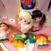 Vintage 1980s DOLLY POPS Doll Dress Show SET in Box Dolls and Clothes with Fashion Show Stage Knickerbocker Toys