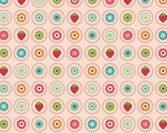 Fly A Kite Circle Pink by October Afternoon 1 yard cut Riley Blake Designs