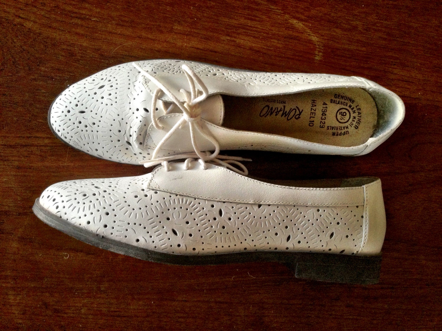 vintage women's hipster shoes white loafers by SeaGypsyVintage