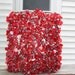 Vintage Red And Silver Beaded Candle Holder, Wall Sconce-Beautiful, Decorative Wall Hanging