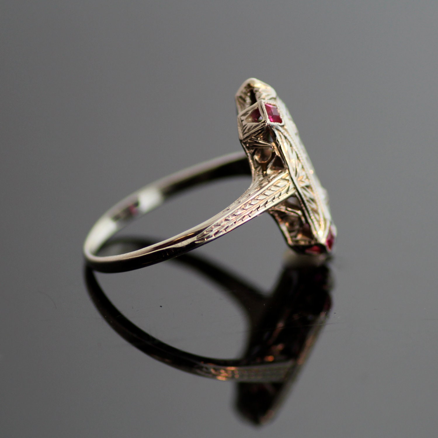 Antique Diamond and Ruby Ring