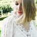 Vintage Sheer Dress, with Delicate Lace, Very Detailed