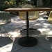 Vintage cast-iron Parisian Brasserie table