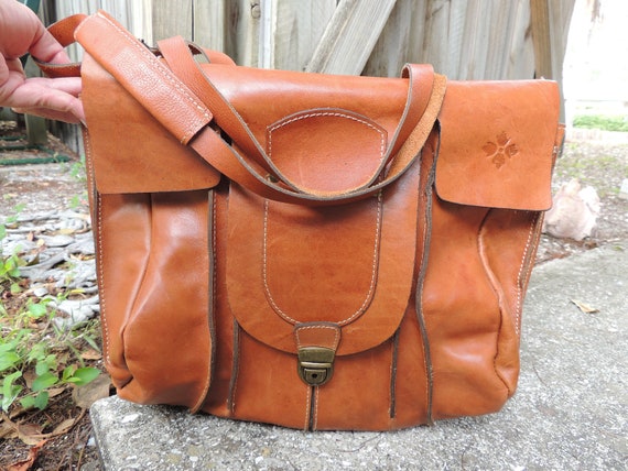 nash leather briefcase
