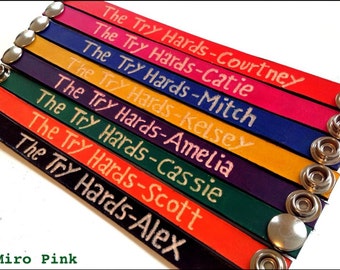 Personalized Leather Bracelet