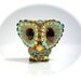 Daisy Owl, Resin Figure, Designer Toy, Sculpture, Retro Cream Version