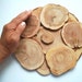 Juniper wood coaster- Weddings Decoration Candle holder Kitchen utensil Coaster Trivet-Natural wood