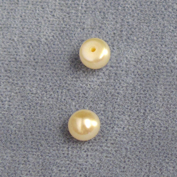 Cultured Freshwater Pearl Loose HalfDrilled by CatherinesSupply