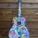 Painted Guitar Decor
