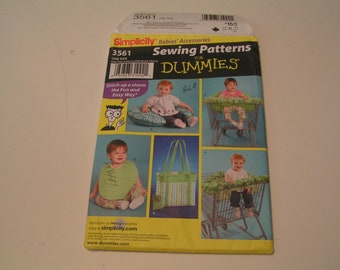 Simplicity Pattern For Dummies 3561 Babies Accessories