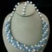 Vintage West Germany Glass Beaded Necklace