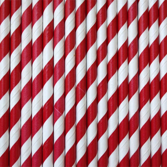 red and white paper straws red and white paper straws