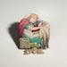 Miniature MARY had a LITTLE LAMB - E Caldwell Illustrated, Childrens Poetry Nursery Rhyme - Dollhouse One Inch Scale Shape Book