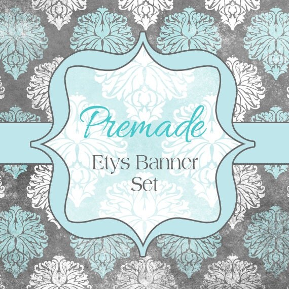 Etsy Banner Set Premade Etsy Banner Etsy by JDesignsHandmade