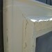 Upcycled White Vintage Framed Chalkboard - Large - 28 3/4" X 25" - Wedding - Kitchen - Menu - Chic