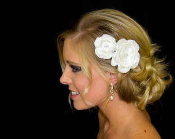 bride hair made style