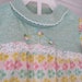 Two piece Healthtex mint green outfit, size 12 months