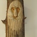 Hand Carved Wood Spirit Whimsical Wizard, garden gnome, free shipping
