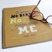 Jane Eyre hand painted Spiral Notebook - I am no bird and no net ensnares me - Hand lettering