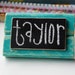 Special Deal - Mini Frame Chalkboard Place Cards - Teal - Set of 8 - Discouted Price