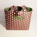 Tote Bag Fabric Handmade Tote Custom Embroidered with Monogram