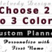 RESERVED for Ashley: Black and Tan Planner