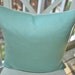 Designer Pillow Aqua Geometric Teal Pillow Cover 18 x 18 - Throw Pillow